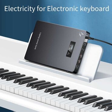 Elektro gitaralar: Elektro Piano Sintezator pianino power bankı Elektro Piano və pianino