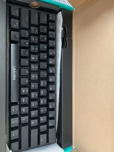 блоки питания для ноутбуков delux: Б/у механическая клавиатура на синих свичах Leaven k620 В