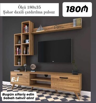Dolablar: Yeni, Düz TV altlığı, Polkalı lalafo.az -da Dolablar: Yeni, Düz TV altlığı, Polkalı