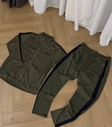 under: Мужской спортивный костюм, M, Under Armour, Б/у, цвет - Зеленый — 1