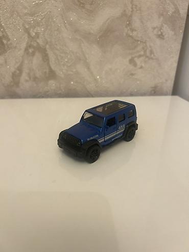 Avtomobil satışı: Mavi rəngli metal oyuncaq off-road jip modeli - Korpus: metal gövdə — 1