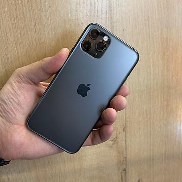 Apple iPhone: IPhone 11 Pro, Б/у, 256 ГБ, Space Gray, Чехол, 100 % — 11