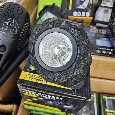 cvece dracena: Solarna LED lampa u obliku kamena, pogodna za spoljašnju dekoraciju — 4