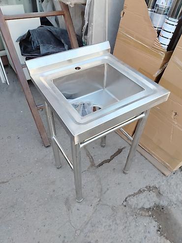 silver kitchen: Мойка из нержавеющей стали на каркасе - Материал: нержавеющая сталь — 1
