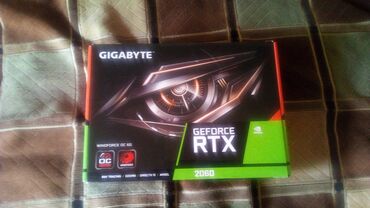 коробка для видеокарты: Видеокарта, Б/у, Gigabyte, GeForce RTX, 6 ГБ, Для ПК