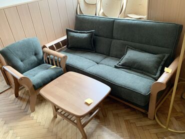 мебель из россии: Диван-кровать, цвет - Зеленый, Новый