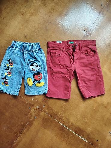 cins uşaq şortları: Wekilleri cevirin Uşaq geyimləri dəsti 1) Mavi jeans şalvar - Düz — 3