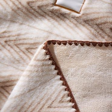 mikrofiber: First Home brendinin ultra-yumuşaq pledi - Material: qalın, tüklü — 9