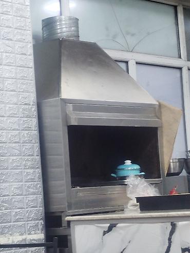 Restoran, kafe avadanlığı: Paslanmayan poladdan hazırlanmış peşəkar mətbəx manqalı və tüstü çəkən — 1