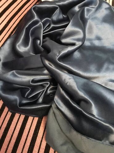 balaxani tekstil: Продается материал синий атлас 2,50х2,60