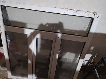 profil ucun kitab şəkilləri: İşlənmiş İkiqat şüşə paketi Plastik pəncərə, Еni: 140 sm, Uzunluğu: 150 sm — 1