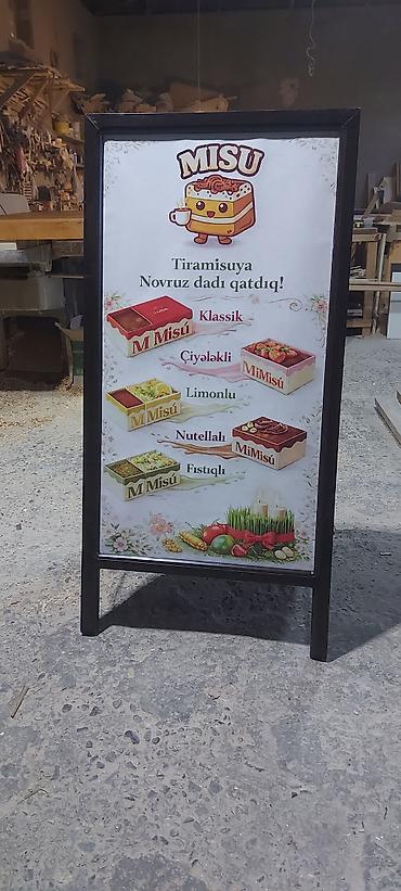 klon sifarisi: Taxta reklam ( menyu) lövhàlàri và s.sifariş làr qàbul — 10