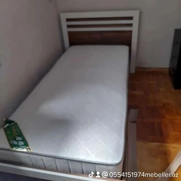 Çarpayılar: Yeni, Təknəfərlik çarpayı, Matras ilə, Azərbaycan — 6