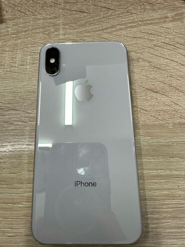 экран айфон xs: IPhone Xs, Б/у, 64 ГБ, White Titanium, Чехол, 52 %