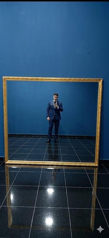 Güzgülər: Güzgü Divar üçün, Düzbucaqlı, Dekorativ, Çərçivə ilə — 1