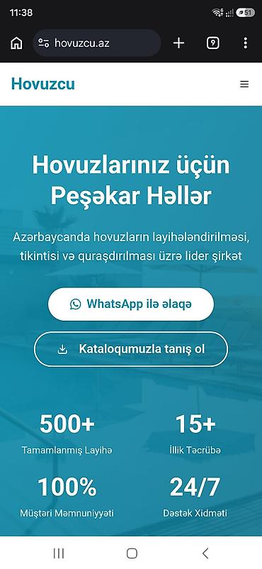 Hovuzlar üçün peşəkar həllər – layihələndirmə, tikinti və quraşdırma