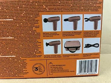 Ručni masažeri: Mini pištolj za masažu – perkusivni Kompaktan i snažan uređaj za — 10