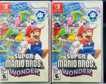 Video oyunlar üçün aksesuarlar: Nintendo switch üçün super mario bros. wonder oyun diski. Tam