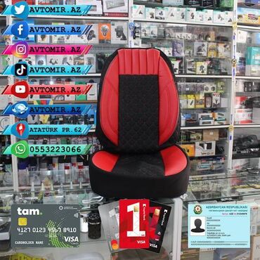 Oturacaq örtükləri: Oturacaq üçün cexol ( örtük, çexol ) istənilən avtomobilə var. Qiymət — 6