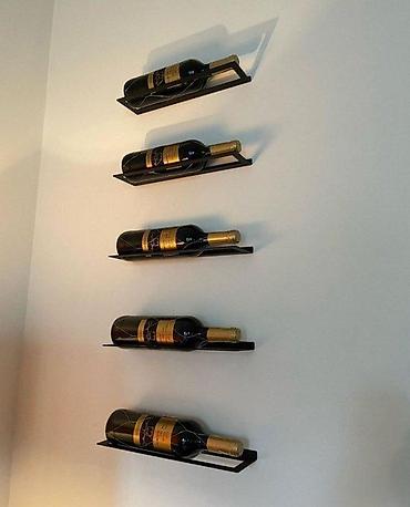 regali za vino: POLICE ZA VINSKE FLAŠE MODEL M18 | Izrada nameštaja po meri — 4