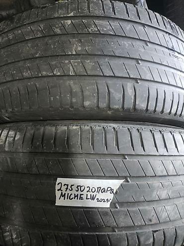 mishlen: Шины 275 / 50 / R 20, Лето, Б/у, Пара, Внедорожные (АТ/МТ), Michelin — 1