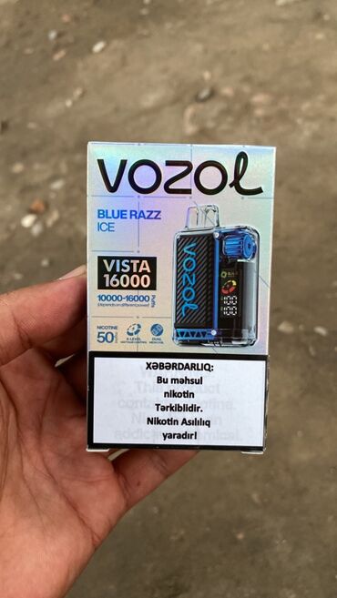 Стаканы: ♦️Orjinal elektron siqaret:Vozol 16000 🍓Bütün dad çeşidləri var