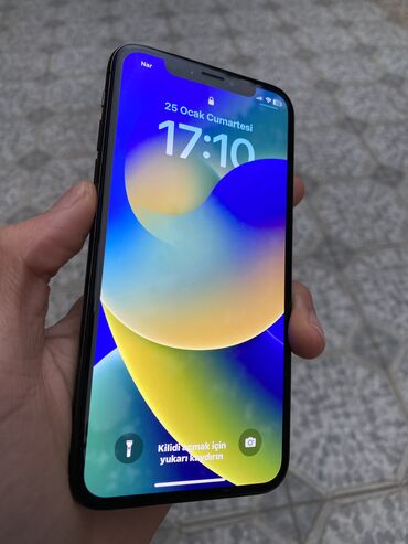 iphone x world telecom: IPhone X, 64 GB, Space Gray, Barmaq izi, Simsiz şarj, Face ID