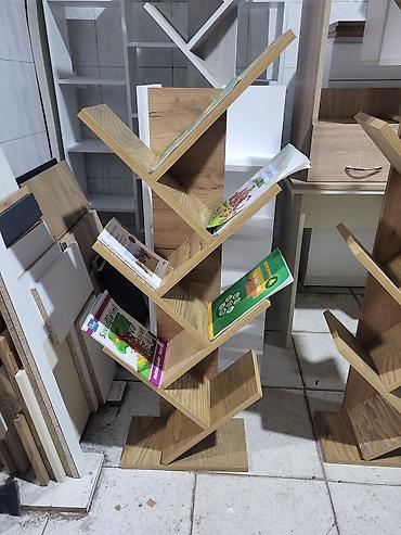 kitab skaflari: Məhsul: Zig‑zag formalı dayanıqlı kitablıq/jornał stendi - Material — 1