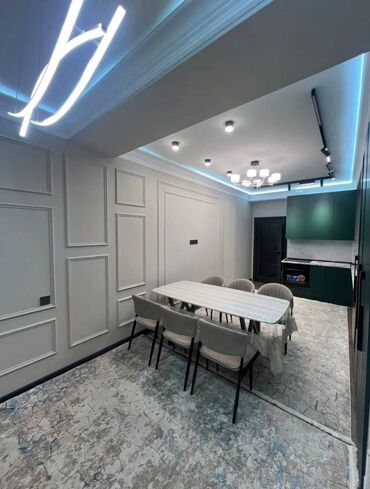манас квартиры: 2 комнаты, 90 м², Элитка, 11 этаж, Дизайнерский ремонт