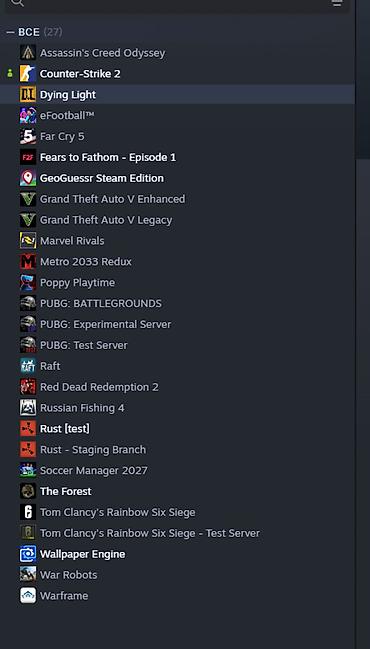 Видео оюндар жана приставкалар: 🎮 Steam аккаунт — CS2 Prime • Steam Level: 12 • 27 игр в библиотеке • — 1