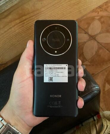 telfon honor: Honor X9b, 256 GB, rəng - Qara, Barmaq izi, Face ID