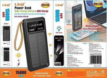 jbl vufer: Solarni Power Bank PD15200 (15000mAh) NOVO. Opis proizvoda: Solarni — 3