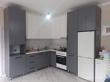 Кухонные гарнитуры: Кухонный гарнитур, Новый, цвет - Бежевый, МДФ, Самовывоз, Бесплатная доставка, Платная доставка — 7