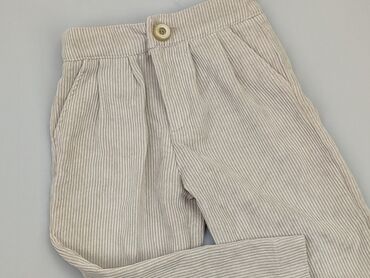 51015 kurtki chłopięce: Material trousers, Zara, 5-6 years, 110/116, condition - Very good