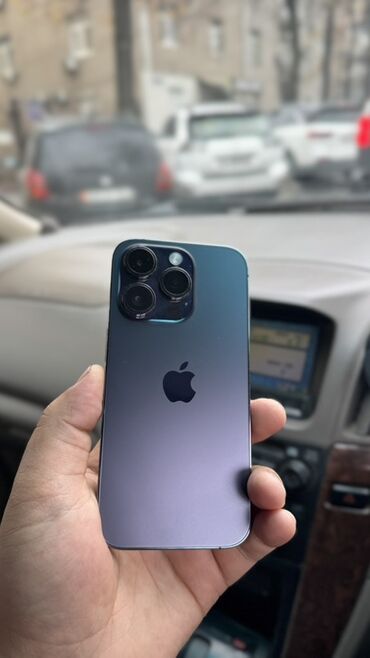 видеорегистратор хорошее качество съемки: IPhone 14 Pro, Колдонулган, 128 ГБ, Deep Purple, Каптама, 84 %