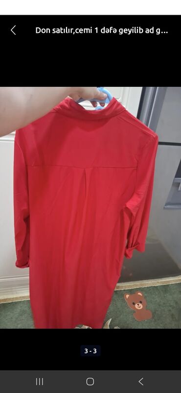 Gündəlik donlar: Düz kəsimli, uzunqol qadın köynək donu. Bu don gündəlik geyim üçün -da lalafo.az — 2 Gündəlik donlar: Düz kəsimli, uzunqol qadın köynək donu. Bu don gündəlik geyim üçün — 2