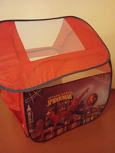 oyuncaqlar: Uşaq oyun çadırı – Spider-Man temalı - Rəng: qırmızı, tünd mavi — 1