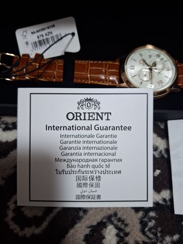 Qol saatları: Yeni, Qol saatı, Orient, rəng - Qızılı — 12