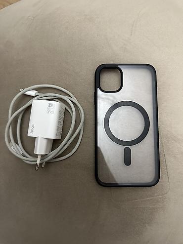 ikinci el ipone 11: IPhone 11, 64 GB, Qara, Simsiz şarj, Face ID — 7