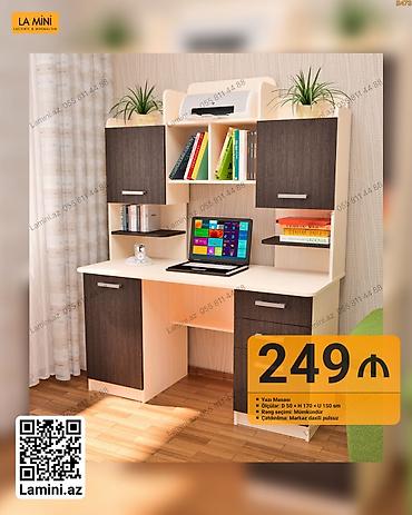 dolap ofis: LA Mini yazı masası - Ölçülər: Dərinlik 50 sm × Hündürlük 170 sm × — 1