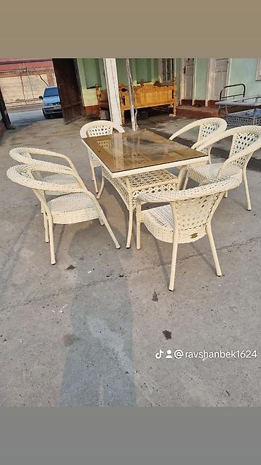 Комплекты садовой мебели: Комплект садовой мебели, Стол, Ротанг — 3