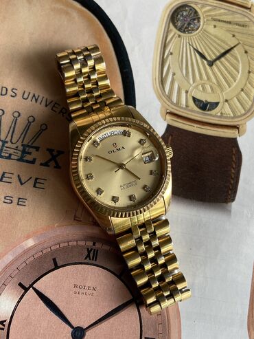 меха: OLMA DAY-DATE AUTOMATIC ETA2834 🇨🇭 -ОРИГИНАЛЬНЫЕ ЧАСЫ / SWISS MADE