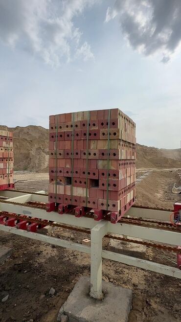 декоративный гипсовый кирпич: Тешиктүү, Бышкан кирпич, Бирдик, 250×120×65