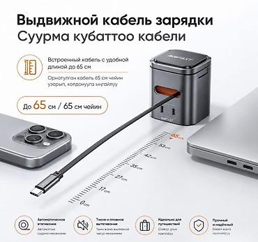 ace: Док-станция 6 в 1 ACEFAST Z9 80 Вт — беспроводная зарядка Qi2, GaN — 6
