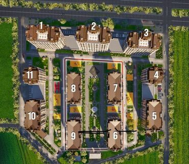 куплю дом иссык куль: 3 комнаты, 137 м², Элитка, 7 этаж, ПСО (под самоотделку)