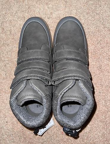 Детская обувь: Next серые и черно розовые ботинки Новые Серые Размеры — 5