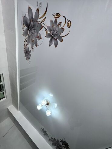 Натяжной потолок: Натяжной потолок Матовое, 3D потолки, Глянцевое Гарантия, Бесплатный замер, Монтаж — 2