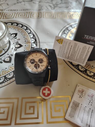 бижутерия из муранского стекла: TERRAVOLT Swiss Made – Exclusive Edition kişi qol saatı -