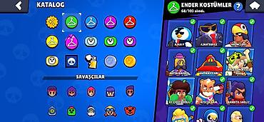 Video oyunlar və konsollar: Brawl Stars hesabı – zəngin kostyum kataloqu ilə Xüsusiyyətlər: - — 7