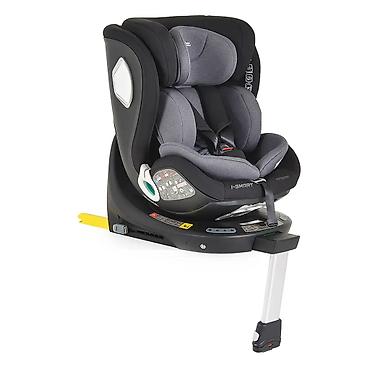 crne baletanke: AUTO SEDIŠTE CANGAROO ROTACIONO 360 iSmart i-Size 40–150 cm – Black — 9